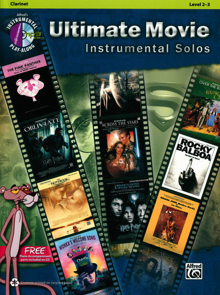 Alfred Music Publishing Ultimate Movie Solos Clarinet