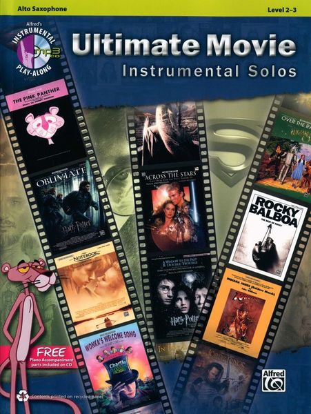 Alfred Music Publishing Ultimate Movie Solos A-Sax