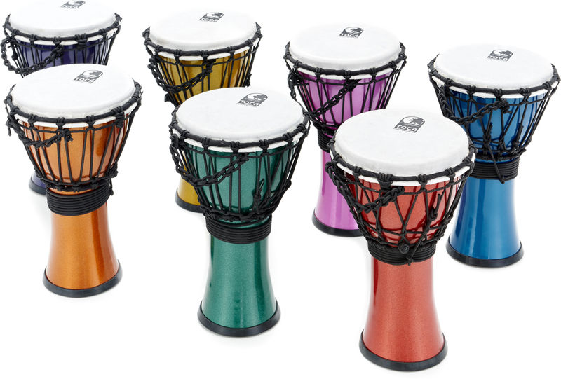 Toca 7" Color Sound Djembe Set
