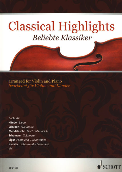 Schott Classical Highlights Violin
