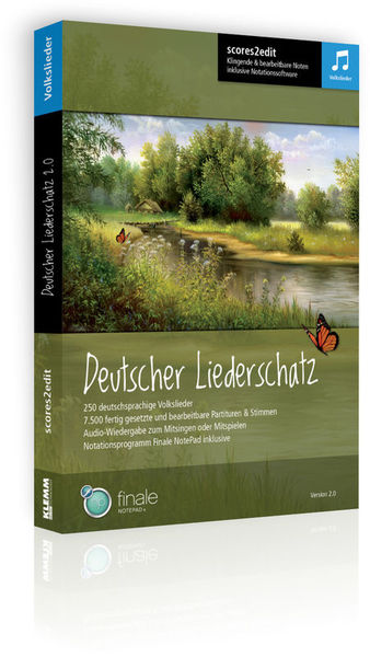 scores2edit Deutscher Liederschatz