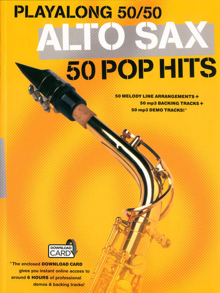 Wise Publications Playalong 50/50 - Alto Sax