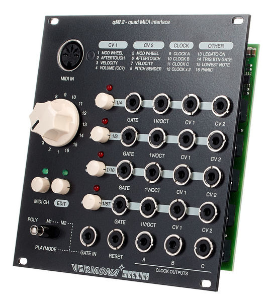 Vermona Modular qMI2 - quad Midi interface