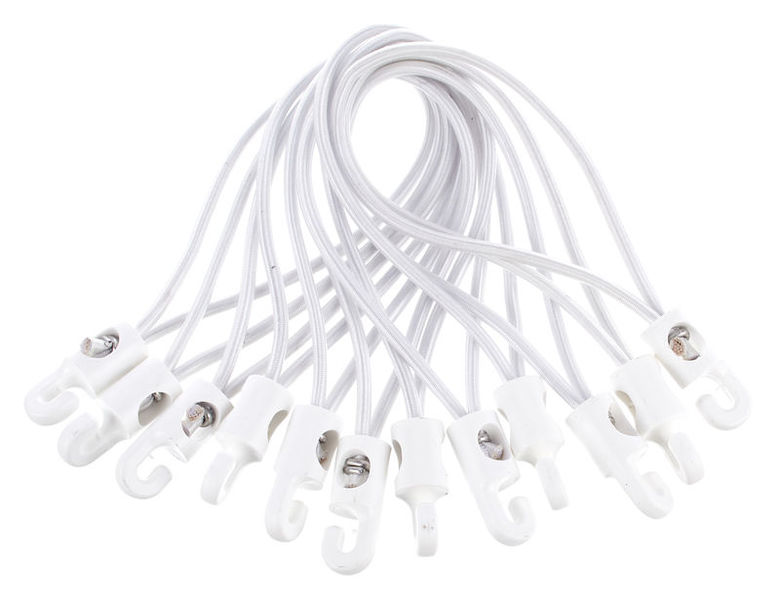 Stairville Spannfix XL Ø 6mm white 12 pcs