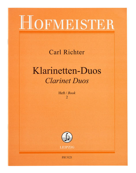 Hofmeister Verlag Richter Clarinet Duos 2