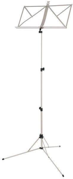 K&M 101 Music Stand Nickel Colored