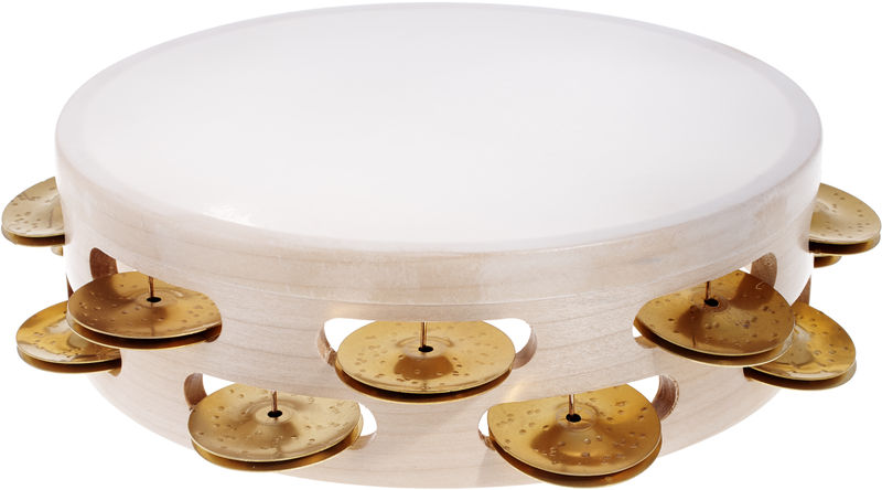 Ron Vaughn 8" Tambourine H Brass