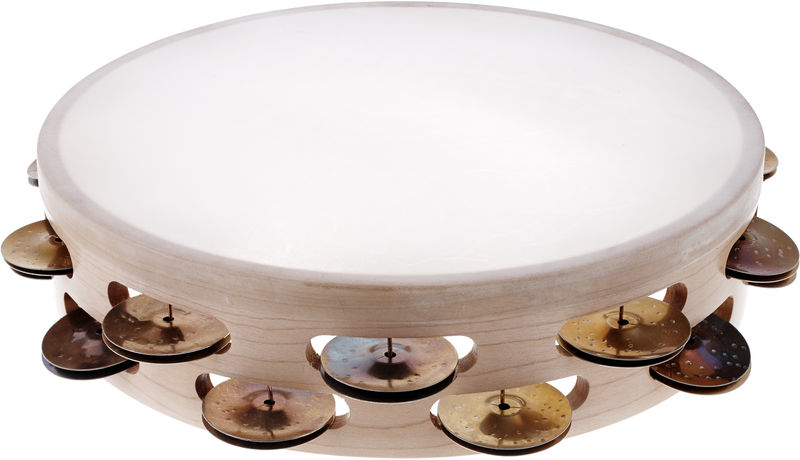 Ron Vaughn 10" Tambourine H German Silver