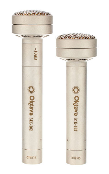 Oktava Mk 102 MSP2 Silver Stereo Pair
