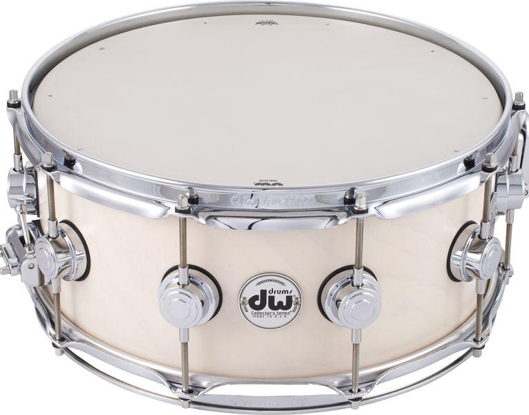 DW 14"x06" Satin Snare White Chr.