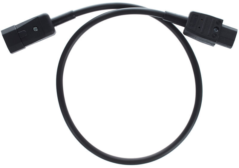 Stairville IEC Patch Cable 0,75m PRO BK