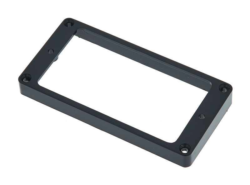 Harley Benton Hu Frame Flat Top Black Bridge