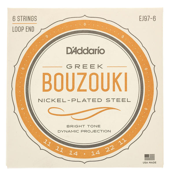 Daddario EJ97-6 Bouzouki Strings
