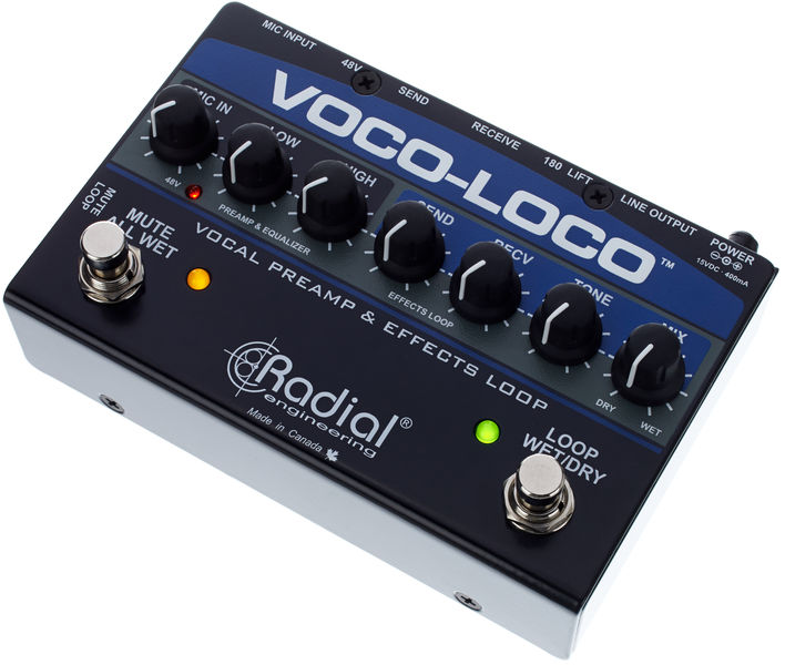 Le préamp pour guitare électrique Radial Engineering Vocoloco | Test, Avis & Comparatif
