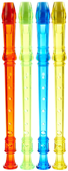 Streetlife Music Soprano Recorder Set Plastic