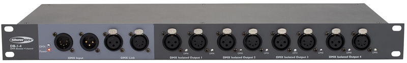 Showtec DB-1-4 DMX Booster / Splitter