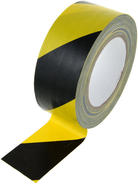 Stairville Cloth Warning Tape B/Y