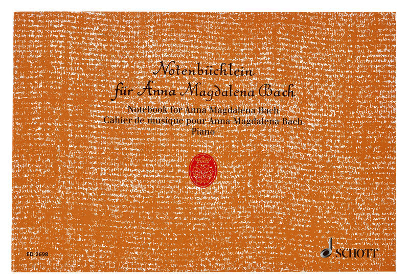 Schott Bach Notenbüchlein