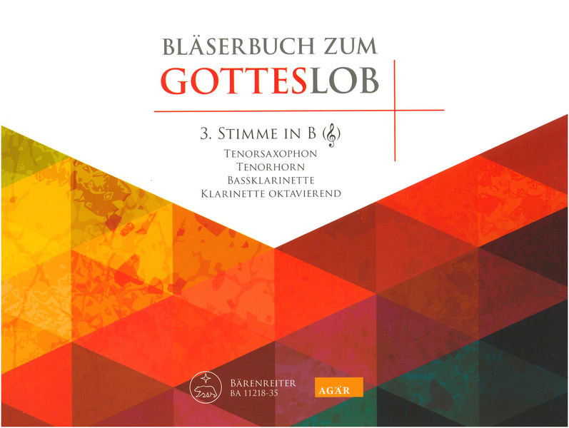 Bärenreiter Bläser Gotteslob 3 B Violin