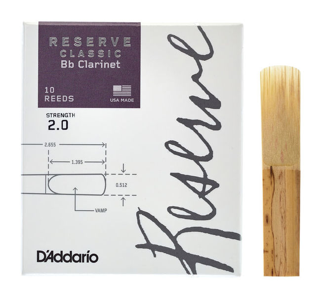 DAddario Woodwinds Reserve Clarinet Classic 2.0