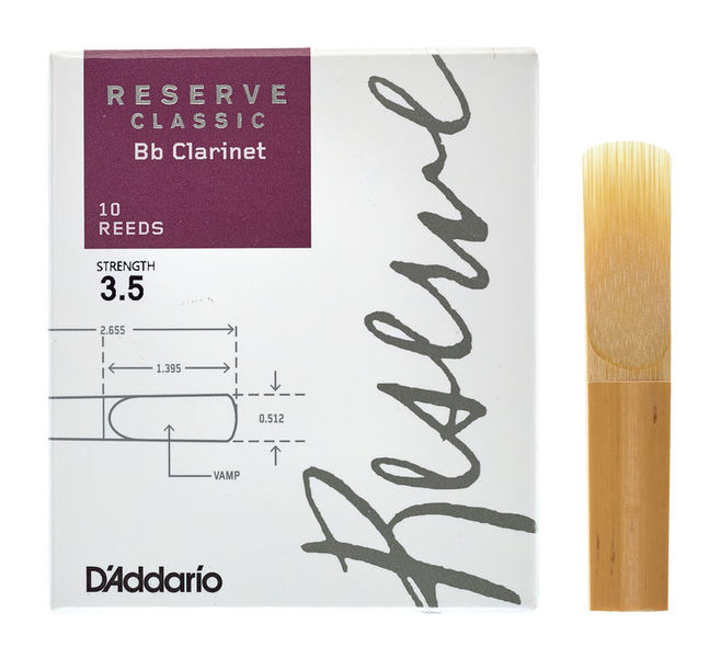 DAddario Woodwinds Reserve Clarinet Classic 3.5
