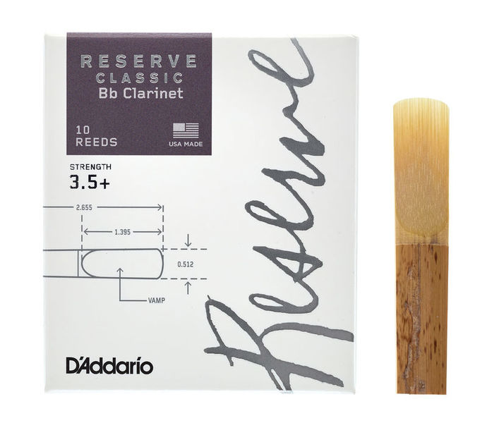 DAddario Woodwinds Reserve Clarinet Classic 3.5+