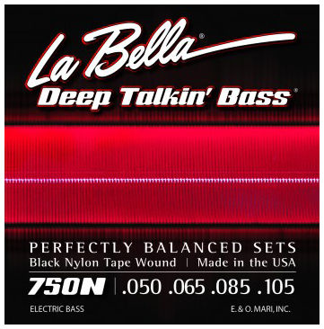 La Bella 750N Black Nylon L