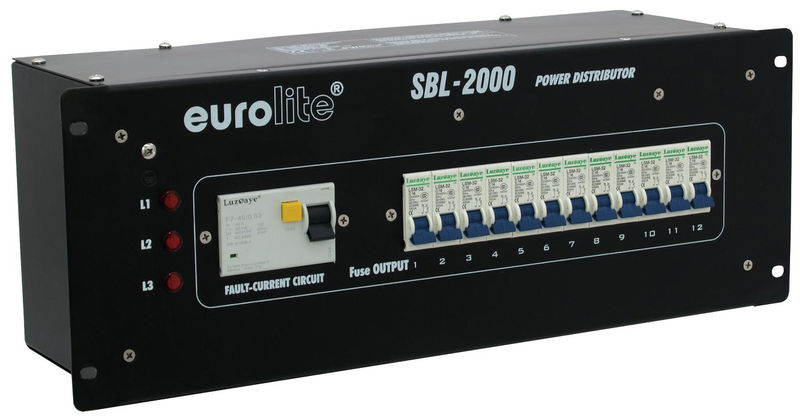 Eurolite SBL-2000 19" Power distributor