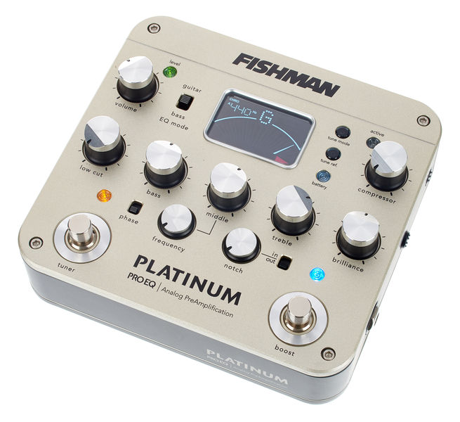 Le préamp pour guitare électrique Fishman Platinum Pro EQ | Test, Avis & Comparatif