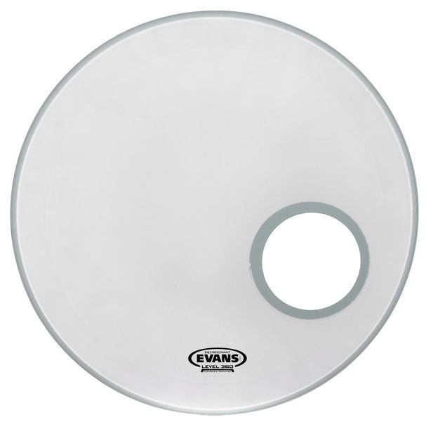 Evans 22" EQ3 Reso BD Coated White