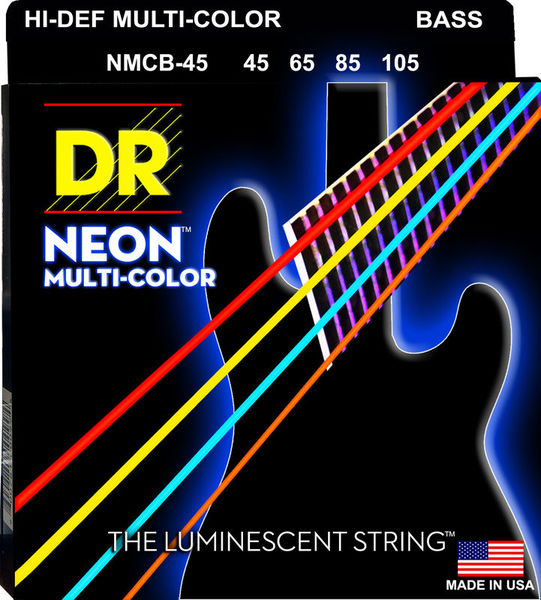 Dr Strings Neon Hidef Multi Color Bass 4 Thomann Uk