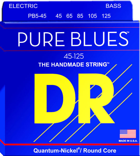 DR Strings Pure Blues Bass Medium 45-125