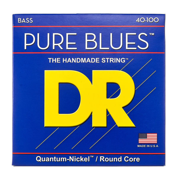 DR Strings Pure Blues Bass Lite 40-100