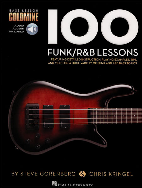 Hal Leonard 100 Funk/R&B Lessons Bass