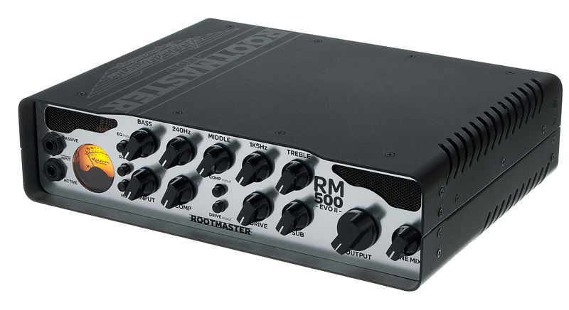 Tête D'Ampli Basse Ashdown RM-500-EVO II - 500W Ultra-Légère - Équaliseur 5 Bands