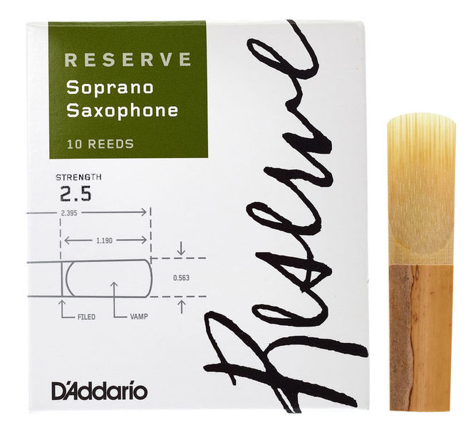 DAddario Woodwinds Reserve Soprano Saxophone 2.5