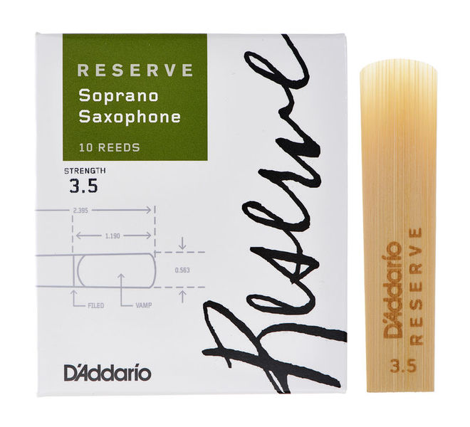 DAddario Woodwinds Reserve Soprano Saxophone 3.5