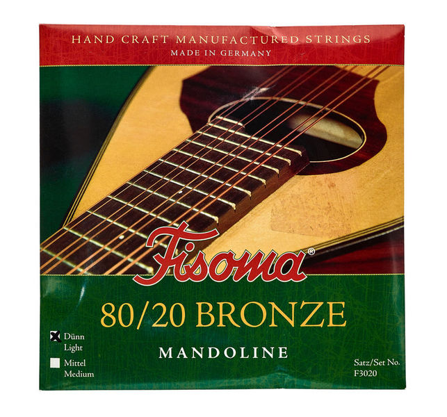 Fisoma F3020D Mandolin Strings 80/20