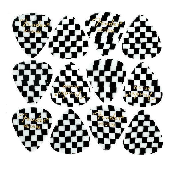Fender 351 Checker Picks Medium Set