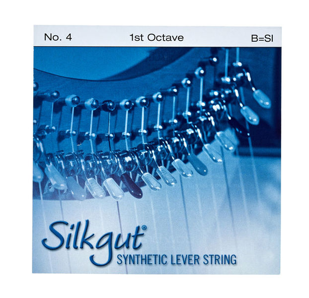 Bow Brand Silkgut 1st B Harp String No.4