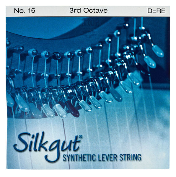 Bow Brand Silkgut 3rd D Harp Str. No.16