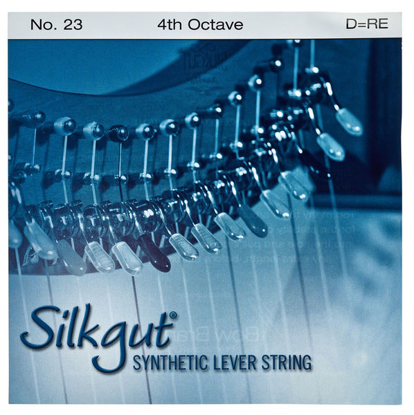 Bow Brand Silkgut 4th D Harp Str. No.23