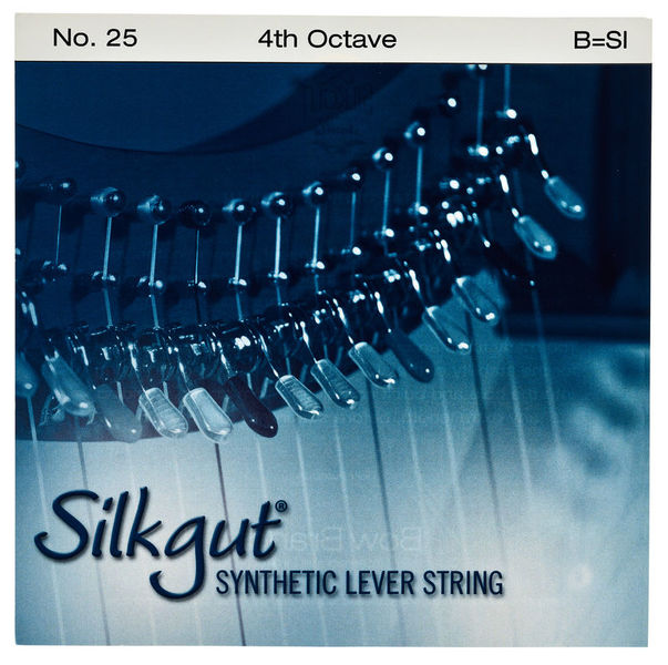 Bow Brand Silkgut 4th B Harp Str. No.25