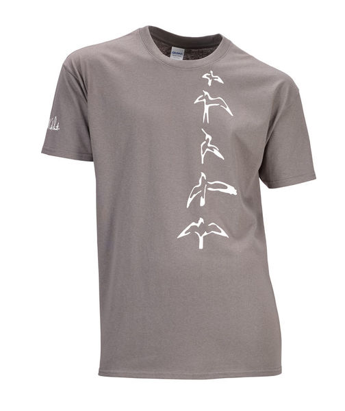 PRS T-Shirt Charcoal Bird S
