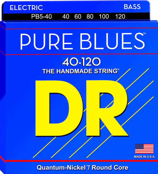 DR Strings Pure Blues Bass 5 040-120