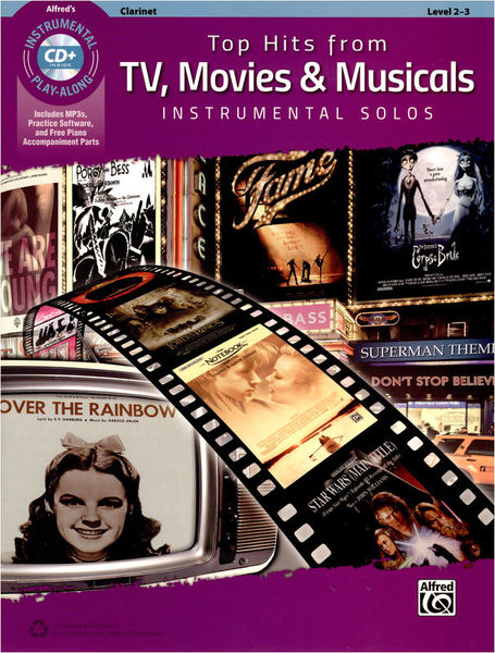 Alfred Music Publishing Top Hits from TV Clarinet