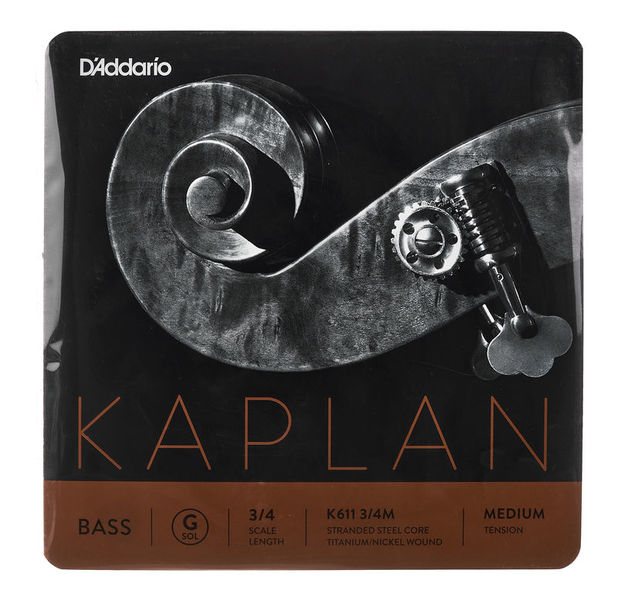 Daddario K611-3/4M Kaplan Bass G med.