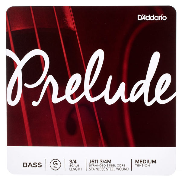 Daddario J611-3/4M Prelude Bass G med.