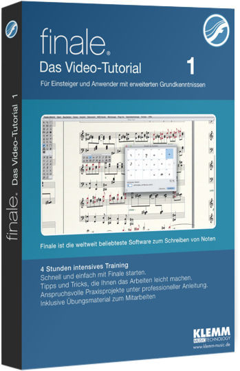 Klemm Music Finale Video Tutorial 1