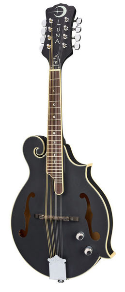 Luna Guitars BGM Moon F Mandolin BK
